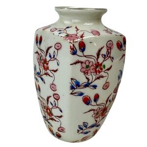 Vintage Takahashi TP Japan‎ Hand Painted Floral Porcelain Vase Kutani Style